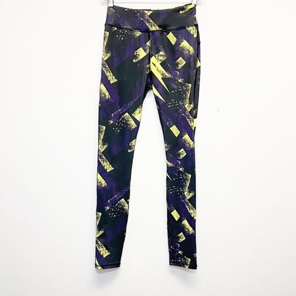 Kyodan | Neon Patterned Compression Leggings - Picture 1 of 6